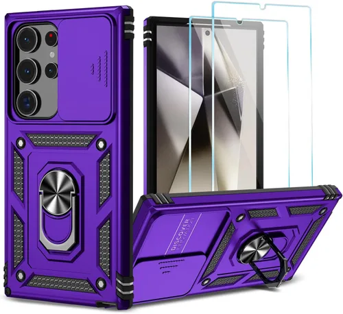 Vista 33 de Funda para Samsung Galaxy S24 Plus/S25 Plus con protector de Azul