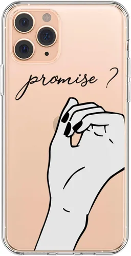 Vista 2 de Funda de teléfono a juego para iPhone SE 2022, 7, 8 – Pareja manos cubierta linda promesa aniversario meñique para él y su relación – Diseño