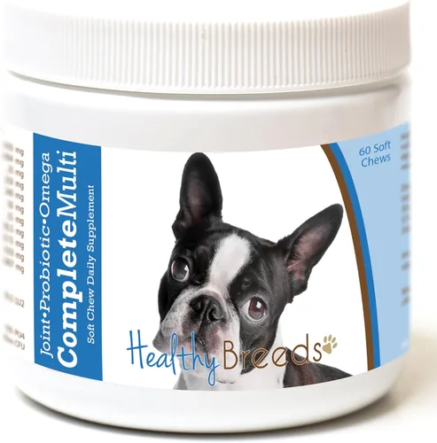 Vista 109 de Healthy Breeds Affenpinscher todo en uno multivitamínico suave masticable 60