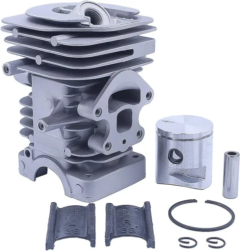 Vista 6 de Kit de pistón de cilindro de 1.535 in para Husqvarna 240 235 236 motosierra repuesto pieza de herramienta de repuesto Motosierra Gasolina