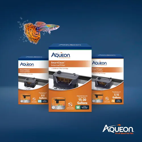 Vista 9 de Filtro interno Aqueon QuietFlow con tecnología SmartClean, extra pequeño
