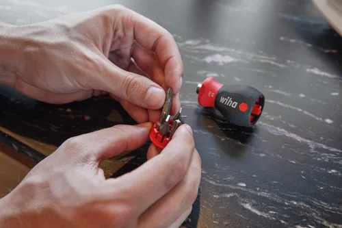 Vista 5 de Wiha 38045 Destornillador rechoncho con puntas de inserción seis en uno, Torx