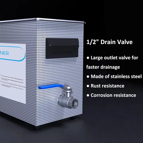Vista 7 de 6.5L máquina de limpieza ultrasónica 40kHz limpiador de joyas calentado máquina ultrasónica para carburador gafas autopartes etc