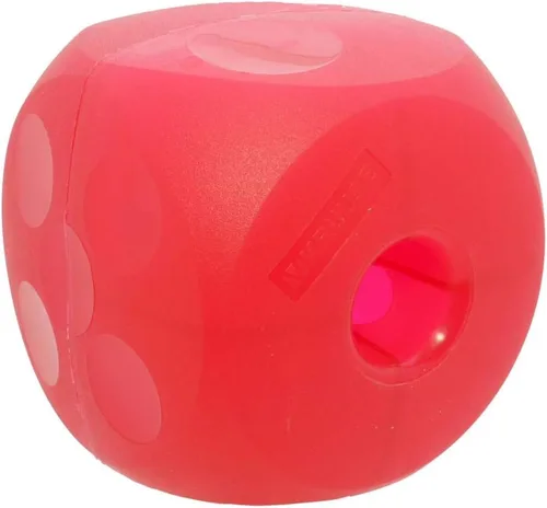 Vista 3 de Kruuse Buster Soft Cube – Mini Blue – Juguete dispensador de golosinas interactivo silencioso para perros pequeños – Alimentador de rompecabezas Azul