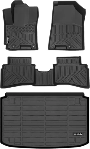 Vista 237 de Tapetes de piso para todo clima y forro de carga con respaldo para Chevrolet Suburban de 7 asientos 2021-2025 / GMC Yukon XL de 7 asientos