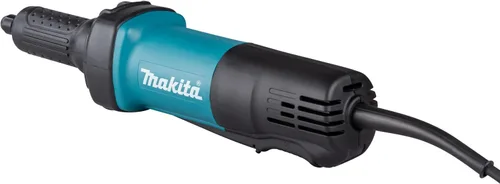 Vista 3 de Makita GD0600 1/4" interruptor de paleta amoladora, con interruptor de CA/CC, azul