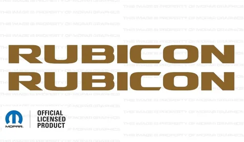 Vista 16 de Vinilo adhesivo gráfico del capó Rubicon/Adhesivo para calcomanías, compatible con Jeep Wrangler JK (2007-2018) Rosa bebé CSOFTPINK (Juego de 2)