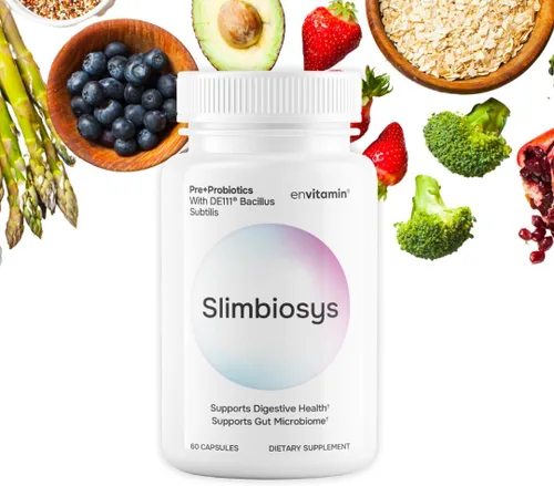 Vista 9 de envitamin Slimbiosys Ultra Probiotic Cápsula - Pre y probióticos para mujeres y hombres - Apoya tu microbioma
