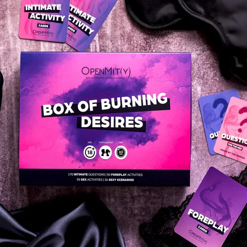 Vista 2 de Box of Burning Desires - Divertido y romántico juego de dormitorio para pareja para una cita nocturna - Gran regalo de San Valentín, aniversario