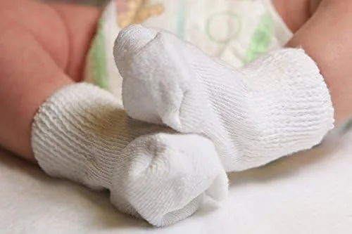 Vista 3 de Calcetines de algodón para recién nacido, paquete de 6 pares por Nurses Choice