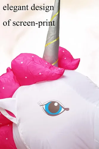 Vista 6 de Halloween Kid Unicorn Costume, Inflatable, Child Size, 4-6, Face Out Breathable