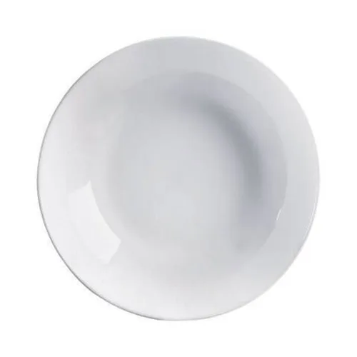 Plato Hondo Arcoroc Evolutions Blanco Vidrio opalino Minimalista