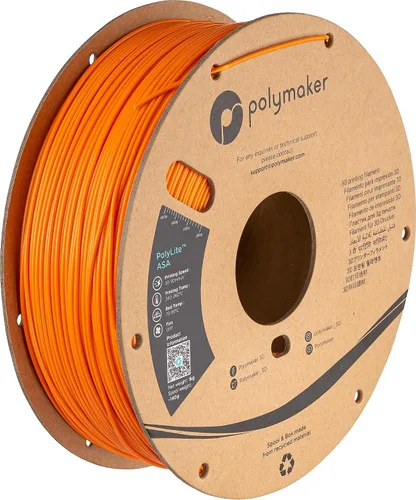 Vista 23 de Polymaker Filamento ASA de 0.07 in, negro, 2.2 lbs, resistente a los rayos 4.370 – 0.07 in negro (código hexagonal: #17161a)