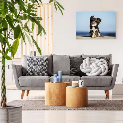 Vista 3 de Impresiones en lienzo personalizadas con tu foto, imágenes de lienzo personalizadas en arte de pared para dormitorio, sala de estar, regalos