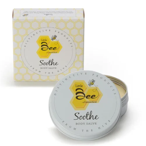 Vista 4 de Little Bee of Connecticut Crema corporal natural de cera de abeja (enfriar)