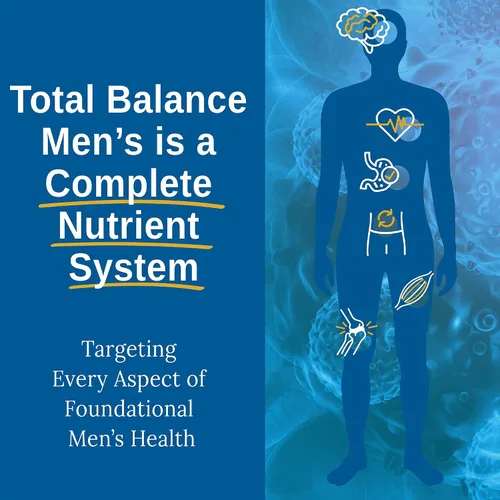Vista 4 de Xtendlife Total Balance Multivitamínico prémium para hombre para la salud inmunológica, cardíaca, digestiva y celular, apoyo diario extra fuerte