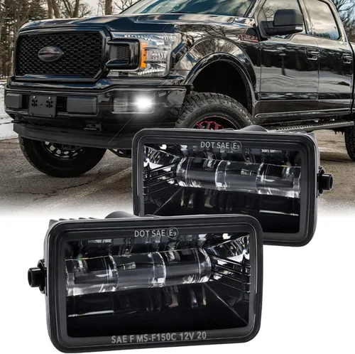 Vista 9 de Z-OFFROAD Conjunto de luces antiniebla LED compatibles con Ford F150 2006 2006-2014 F150 -Negro 3