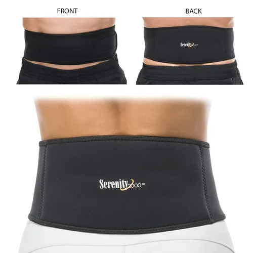 Vista 4 de SERENITY2000 - Envoltura magnética de terapia para espalda baja - Soporte lumbar ajustable para ciática y alivio del dolor - 16 x 1100 imanes Gauss
