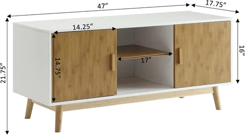 Vista 3 de Convenience Concepts Escritorio Oslo Sundance , Madera Noble