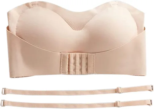Vista 5 de Sujetador adhesivo para mujer, con hebilla frontal, sin tirantes, brasier sin costuras