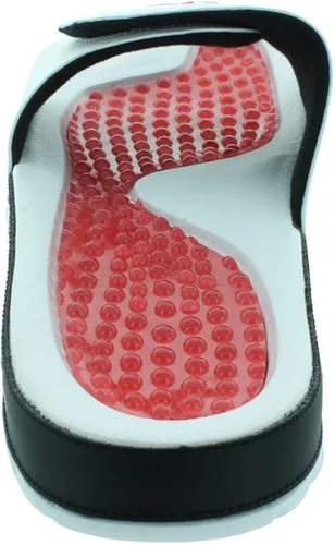 Vista 4 de Nike Jordan Hydro V Retro 555501 101 - Sandalias blancas y rojas negras, blancorojonegro (WhiteFire Red-Black), 14