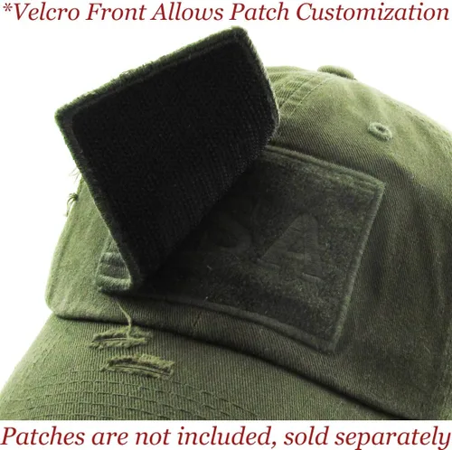 Vista 216 de KBETHOS Tactical Operator Collection USA Fishing Mesh Ballcap Flag Patch America Outdoors Trucker Baseball Cap