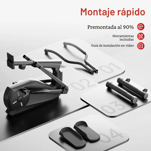 Vista 8 de CURSOR Elliptical Exercise Machine, Elliptical Machine for Home with Hyper-Quiet Magnetic Driving System,8&16 Levels Resistance,Compact Elliptical