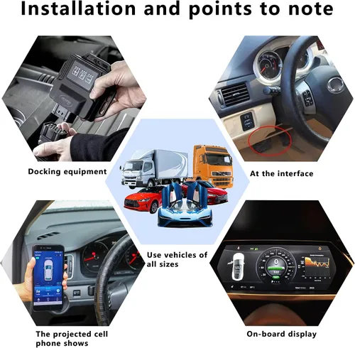 Vista 6 de XMSJSIY Cable de extensión de conector hembra OBD2 de 16 pines, arnés fijo OBD2 ensamblado, cables de puerto de salpicadero, conexión E-Car
