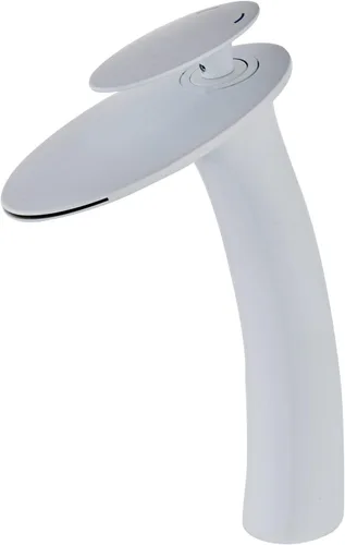 Vista 12 de Lavabo tipo cascada para baño, grifo monomando para lavabo, monomando, para lavabo, cuerpo alto Níquel cepillado