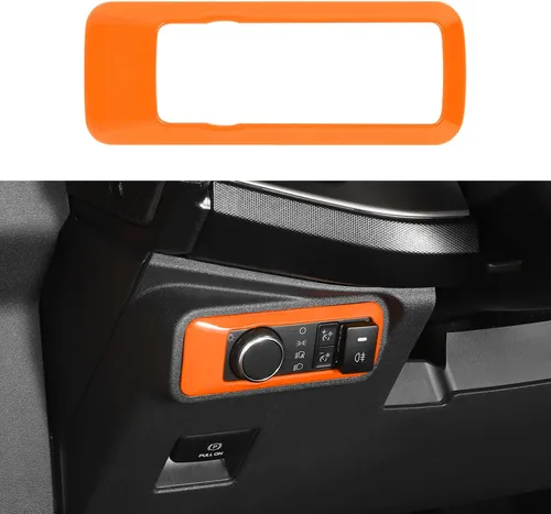 Vista 12 de RAZPOY Cubierta de botón del interruptor de faros para accesorios Ford Bronco 2021-2025 Azul