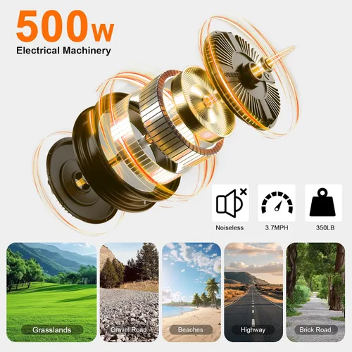 Vista 5 de Silla de ruedas eléctrica para adultos, ligera y plegable, alcance de 15 millas más largo, todas las sillas de ruedas motorizadas portátiles