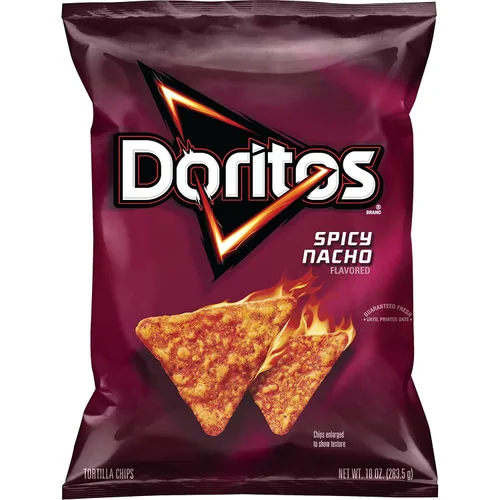 Vista 4 de Doritos Chips de tortilla sabor omelette, paquete surtido, 10 onzas, 4