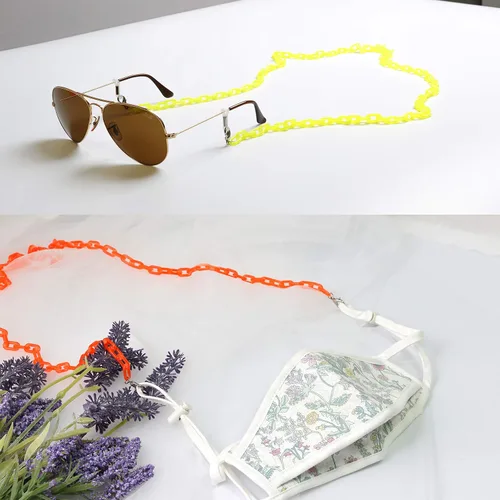 Vista 11 de Correas de cristal de ojo de cuero real Retenedores de gafas de ojos Cadenas acollador, soporte para gafas de sol