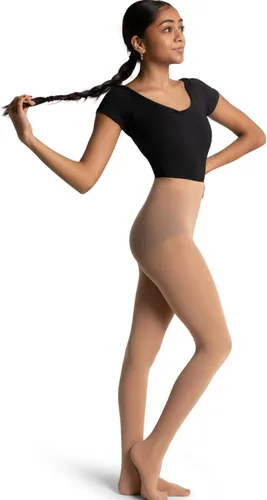Vista 2 de Capezio Mallas Studio Basics para Mujer Bronceado claro