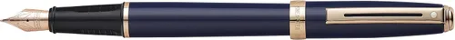 Vista 25 de Sheaffer Prelude - Bolígrafo de laca de ónix negro con tapa de paladio perseguido y ribete chapado en oro de 22 quilates