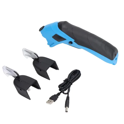 Vista 2 de Tijeras eléctricas Tijeras eléctricas de tela, tijeras eléctricas inalámbricas, tijeras recargables para cortar tela, cuero, alfombras y cartón