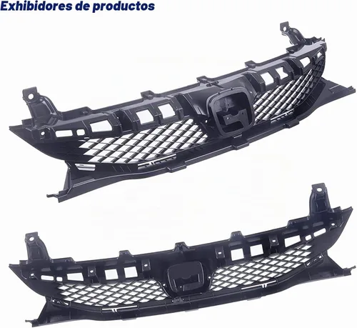 Vista 6 de Conjunto de parrilla delantera para Honda Civic Sedan 09-11, carcasa negra