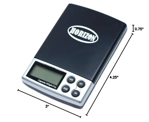 Vista 3 de Horizon Báscula digital de bolsillo Ds-19, báscula de joyería de precisión, 17.64 oz por 0.00 oz