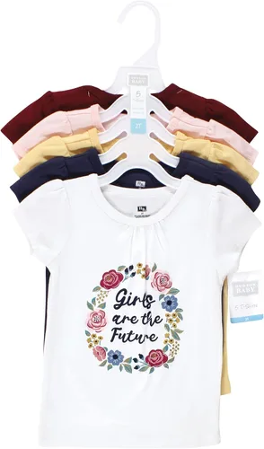 Vista 2 de Hudson Baby Camisetas unisex de manga corta para bebé