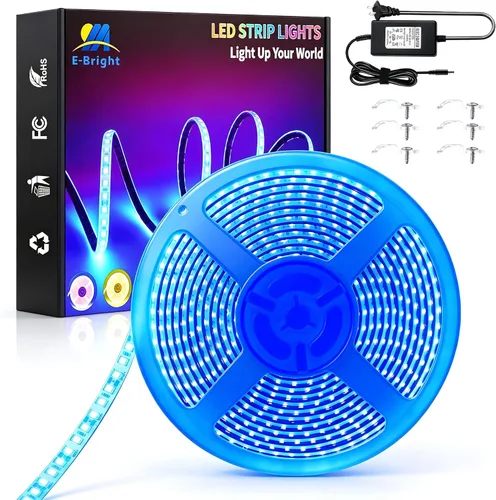 Vista 8 de EverBright 5M 5050 300SMD - Tira de luz LED, Tira de luces LED, Ambar Amarillo