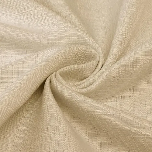 Vista 8 de Diraysid Cortinas 100% opacas de lino beige para dormitorio, con ojales, aislamiento térmico, cortinas de oscurecimiento de habitación