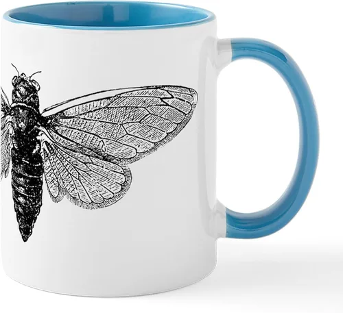 Vista 9 de CafePress Cicada Mugs - Taza de café de cerámica de 11 oz (11.0 fl oz)