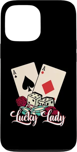 Vista 24 de Lucky Lady Poker Player Gambling Casino Gambler Case for iPhone 16