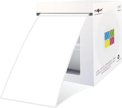 Vista 17 de PARLAIM 5 x 3 pulgadas Rectángulo de colores pegatinas de inventario, 1000 unidades de 4 rollos de etiquetas adhesivas cuadradas para cajas móviles