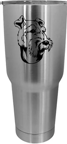 Vista 382 de Cairn Terrier - Vaso grabado con temática de perro, 30 onzas