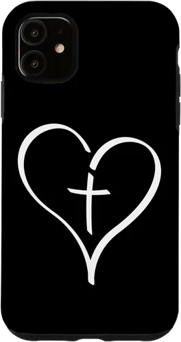 Vista 8 de Blessed Christian Heart Jesus Cross Christian Catholics Cute Case for iPhone 16
