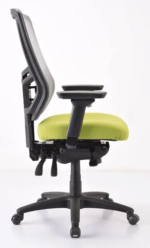 Vista 4 de Tempur-Pedic Silla de trabajo ajustable, verde