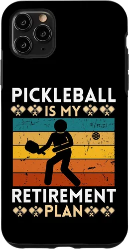 Vista 13 de Pickleball Is My Retirement Plan Case for iPhone 16