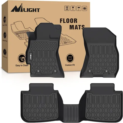 Vista 8 de Nilight Alfombrillas TPE para Subaru Outback Legacy 2010 2011 2012 2013 2014 para todo tipo de clima, ajuste personalizado, forros de piso