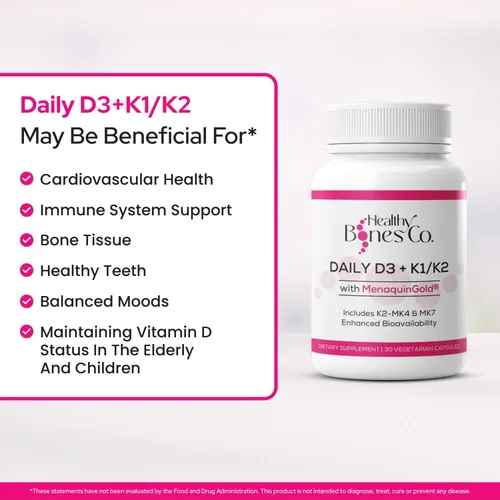Vista 3 de Premium D3 K2 – Vitamina D3 K2 de espectro completo, 2000 UI D3 + MK7 + MK4 + K1, suplementos diarios D3 K2 y K1 – Vitamina D apoya la absorción
